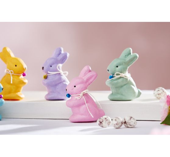 VBS Piepschuim figuur "Konijnen", 10 stuks