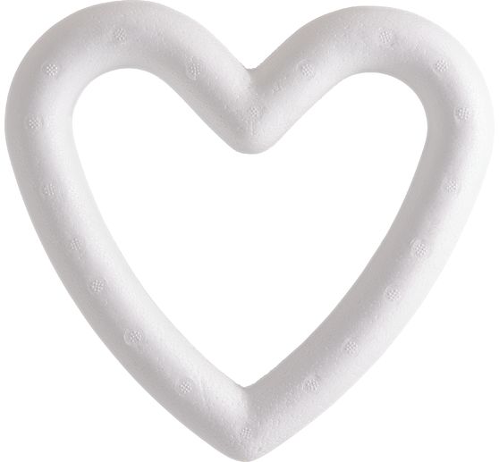Piepschuim-hart lijst, 20 cm