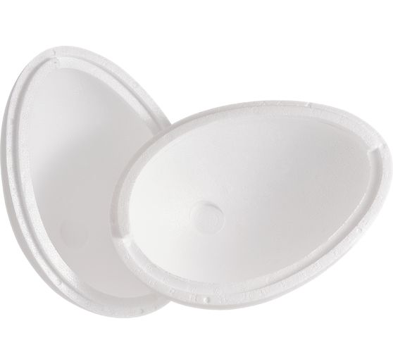 Piepschuim ei, 2 delig, 21 cm