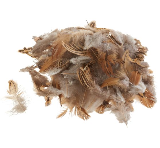 Kippen Veren, bruin, 3 g