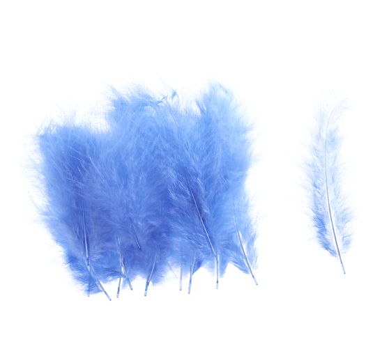 Marabou feathers, about 15 pieces