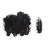 Marabou feathers, about 15 pieces Black