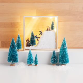 Winterszene in Objektrahmen