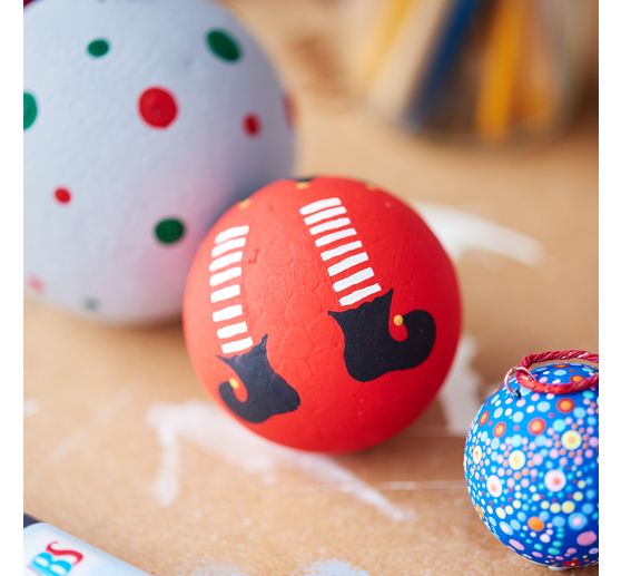 Set de boules en polystyr&egrave;ne VBS