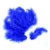 Maraboe veren, ca. 15 stuks Blauw