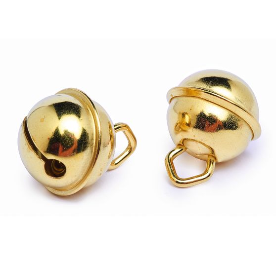 Schellen, 15 mm, Goldfarben