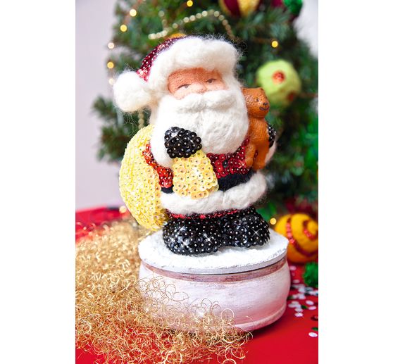 Forme en polystyrène Père Noël, 18 cm