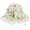 VBS Decorative berries with wire "Ø 10 mm", 400 pieces White