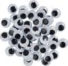 VBS Wiebeloogjes om op te plakken "Rond", 12 mm, 50 stuks