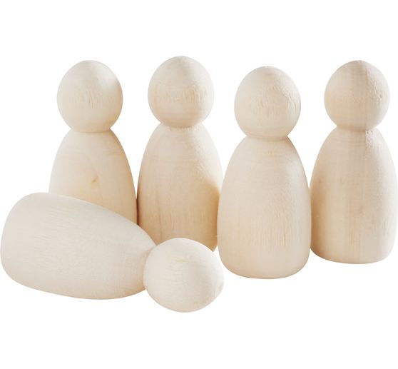 Houten figuur "Cone"