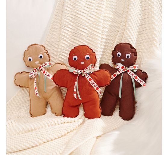 Assortiment de tissus unis Patchy « Naturel - Marron »
