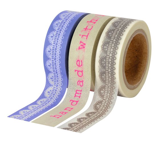 VBS Masking Tape, 3er-Set "With Love"