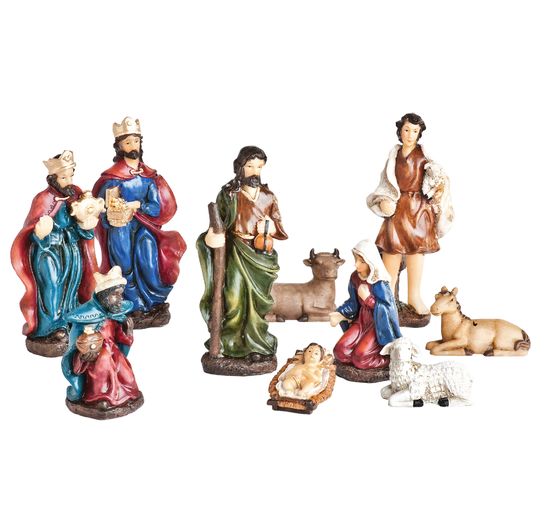 VBS Maxi-Kerststal figuren, 10-delig