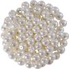 Glasparels, Ø 4 mm, 100 stuks Wit