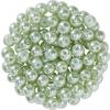 Glasparels, Ø 4 mm, 100 stuks Lichtgroen