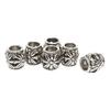 Metal bead "Flower", 6 pieces