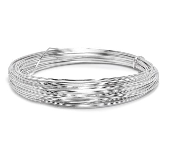 Fil d''argent, Ø 0,8 mm, L 6 m