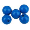 Holzperlen, Ø 15 mm Blau