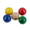 Holzperlen, Ø 6mm, ca. 125 Stück Bunt