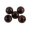 Houten kralen, Ø 8 mm, 85 stuks Donkerbruin