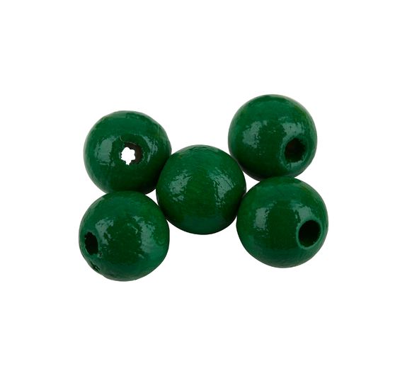 Houten kralen, Ø 8 mm, 85 stuks