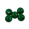 Houten kralen, Ø 8 mm, 85 stuks Groen