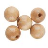 Perles en bois, Ø 10 mm Naturel