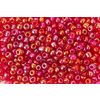 Rocailles "Rainbow" Rood