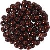 Glasparels, Ø 4 mm, 100 stuks Chocoladebruin