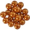 Glass wax beads, Ø 10 mm, 20 pieces Light Orange