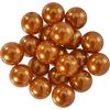 Glazen waskralen, Ø 10 mm, 20 stuks Lichtoranje