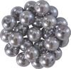 Glazen waskralen, Ø 8mm, 25st., goudgeel (lichtoranje)