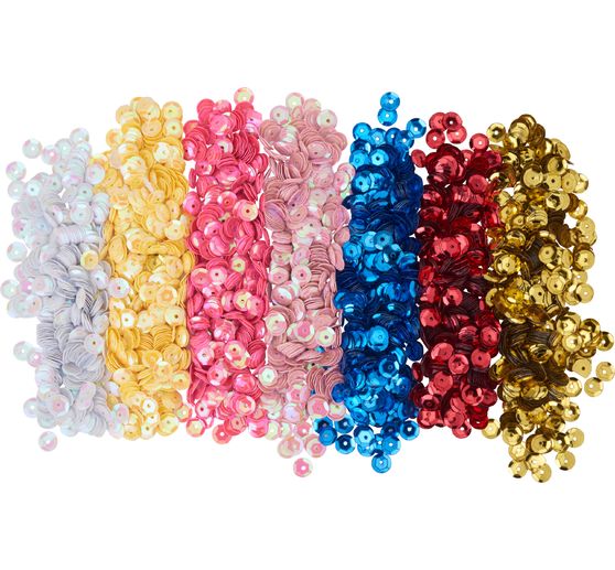 VBS Sequins- Set, 7 colours