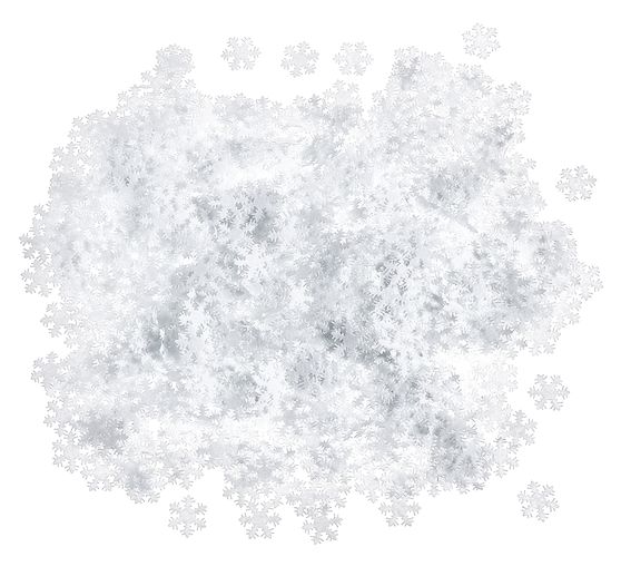 Pièces à disperser en feutrine VBS « Flocon »