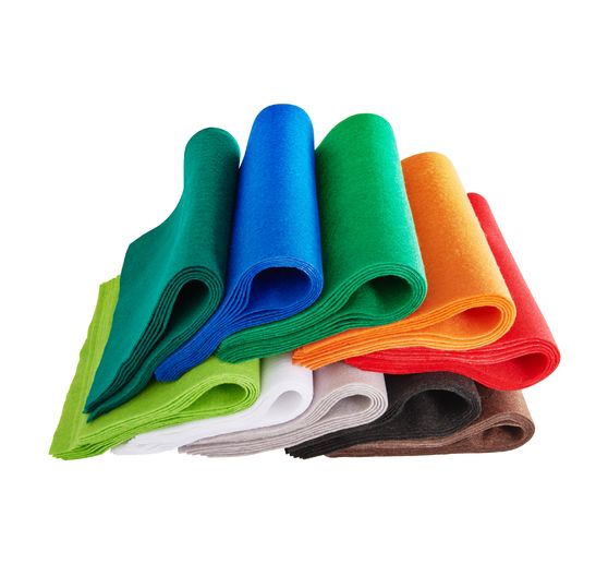VBS Knutselvilt "Megapack", 50 stuks, geassorteerde kleuren
