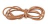 Bracelet en cuir rond, Ø 1 mm