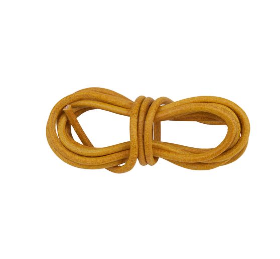 Leren riem rond, Ø 1 mm