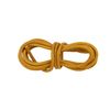 Leren riem rond, Ø 1 mm Geel