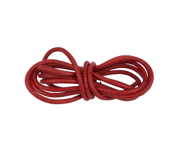 Leren riem rond, Ø 1 mm