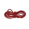 Leren riem rond, Ø 1 mm Rood