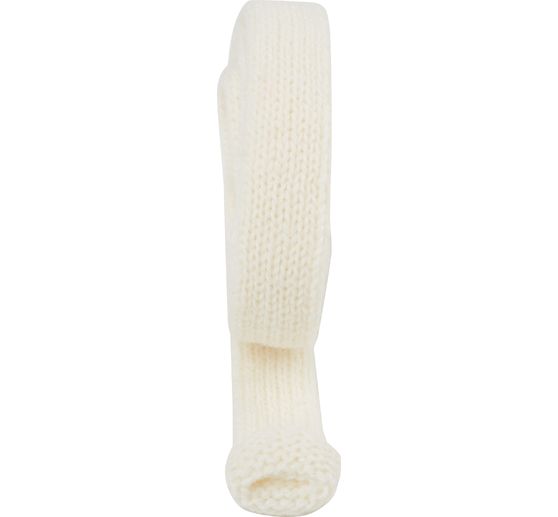 Manchon tricot, uni, l 2,2 cm