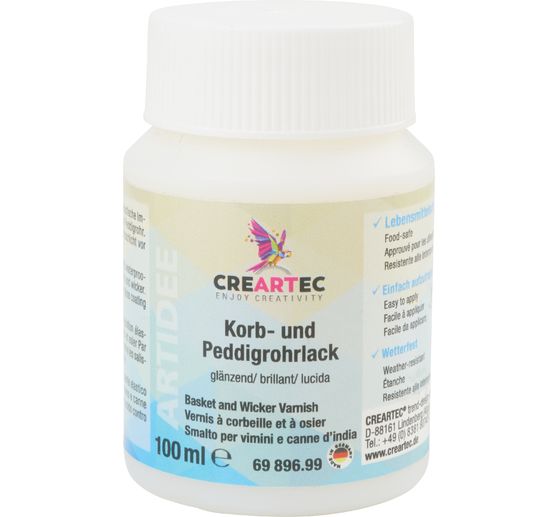 Korb- und Peddigrohrlack, 100 ml