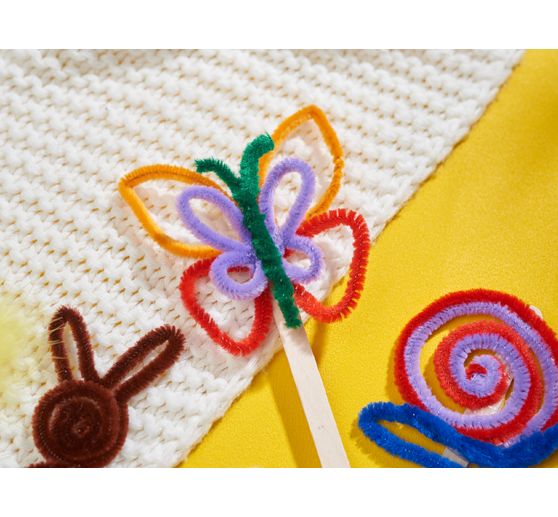 VBS Chenilledraad "Kleuren mix", 30 cm, set van 20