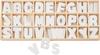 VBS Houten brievenset "Assorti - Wit", 156 stuks