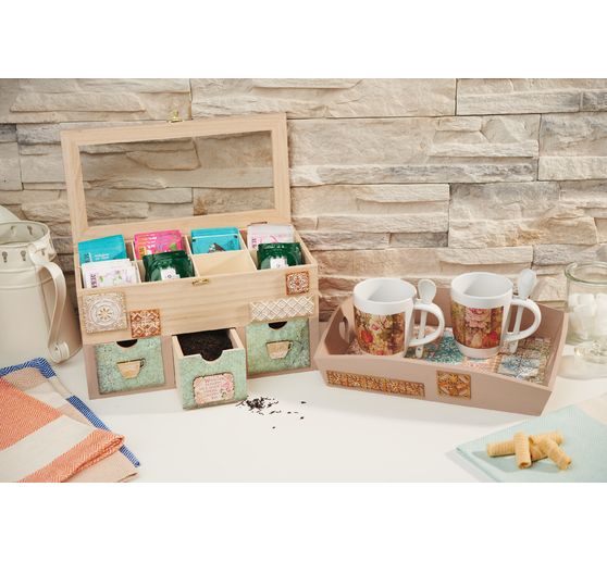Tasses avec cuillère VBS, 2 pc.