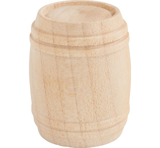 Wooden barrel with 4 rings
