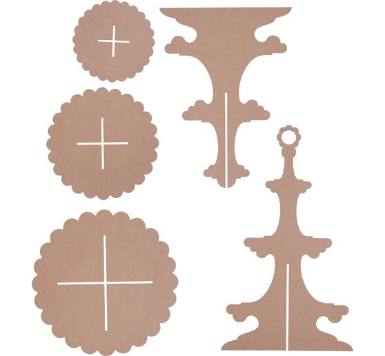 Etagère, 3 etages, MDF hout