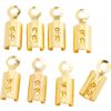 Verbindingsdop, 8x3mm, 8 stuks verguld