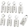 Verbindingsdop, 8x3mm, 8 stuks verzilverd