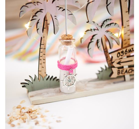 Decoratieve hanger Glazen fles